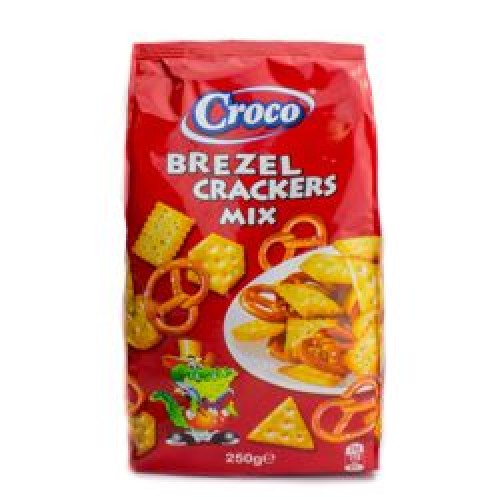 CROCO CRACKERS & BREZEL 250g