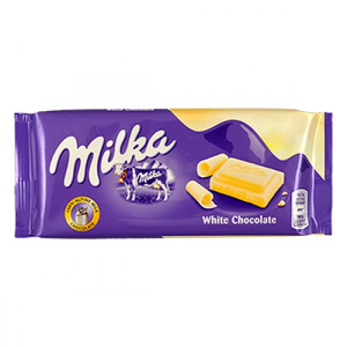 MILKA WHITE CHOCOLATE 100g