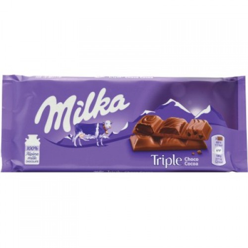 MILKA TRIPLE CHOCOLATE 90g