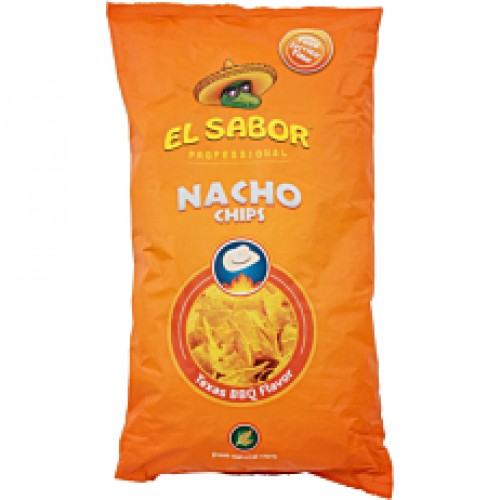 EL SABOR NACHO CHIPS BBQ 500g
