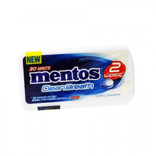 MENTOS CLEAN BREATH PAPPERMINT 21g