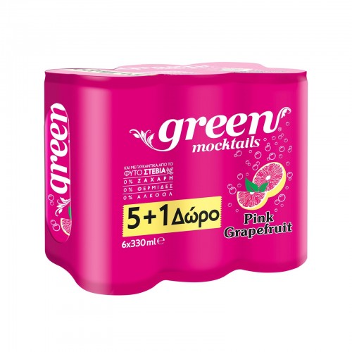 GREEN PINK GRAPEFRUIT (5+1) 6X330ml
