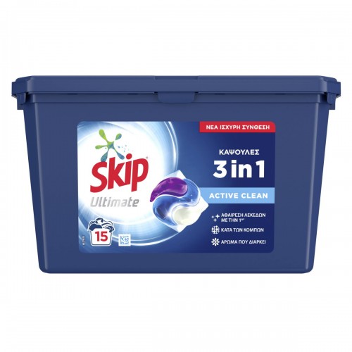 SKIP TRIO CAPS ACTIVE CLEAN 15TABS 405g