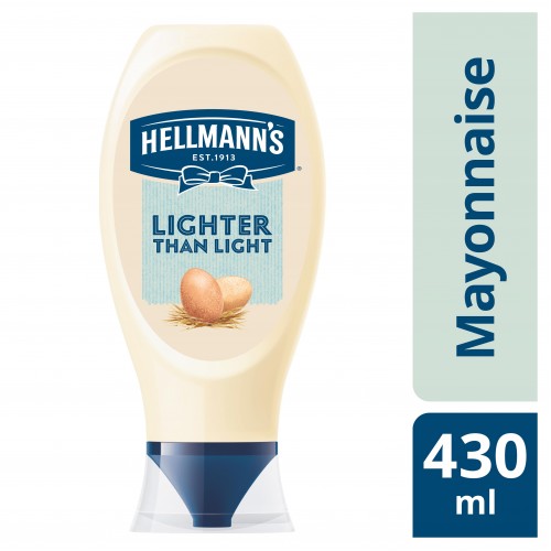 HELLMANN'S ΜΑΓΙΟΝΕΖΑ LIGHTER THAN LIGHT TOP DOWN 430ml